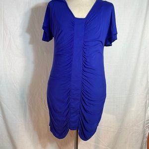 Body con ruched tshirt dress